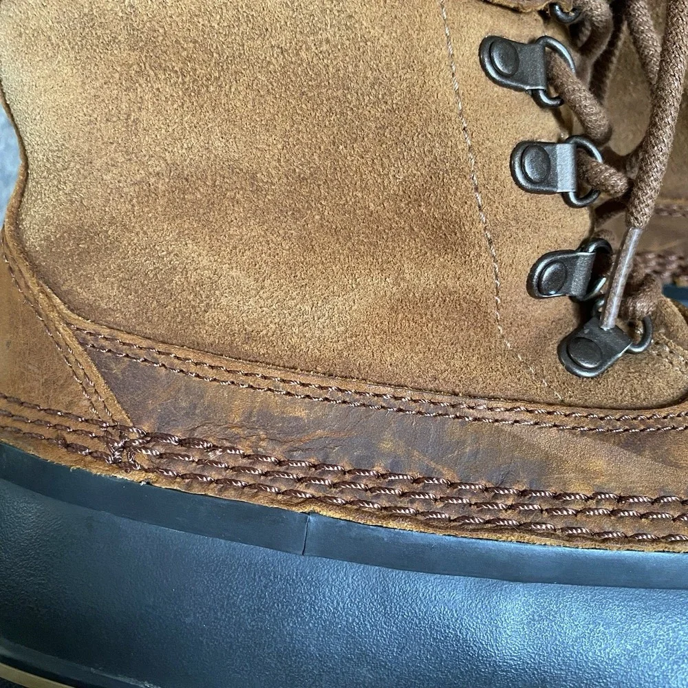 Sorel Fancy Lace II Waterproof Fleece Lined Winter Boots Size 10 EU 41 Brown